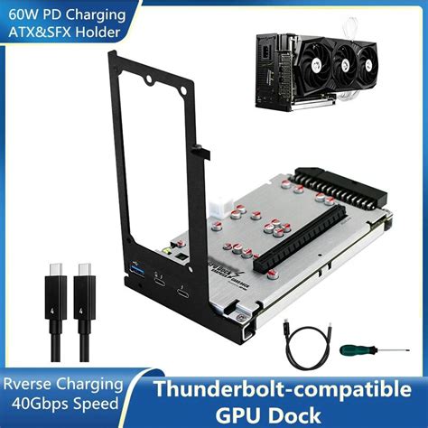 TH3P4 Mini GPU Dock Graphics Card Extension Dock Photos Outline External Graphics Thunder 34 DC ...