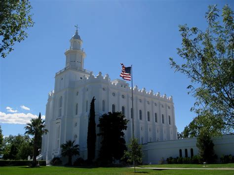 The Trumpet Stone: The St. George Utah Temple