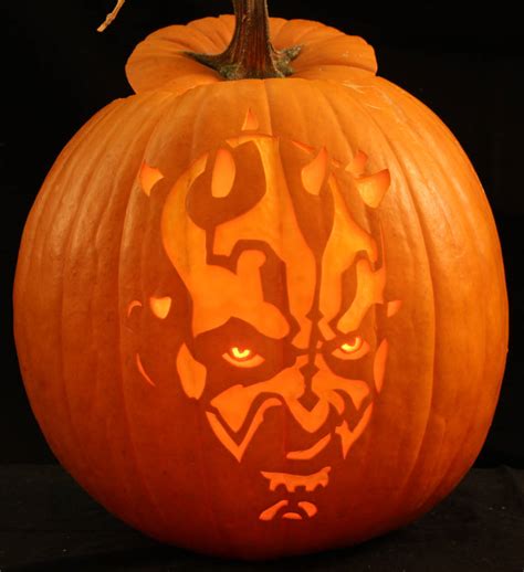 Darth Maul Pumpkin Light Version by johwee on DeviantArt