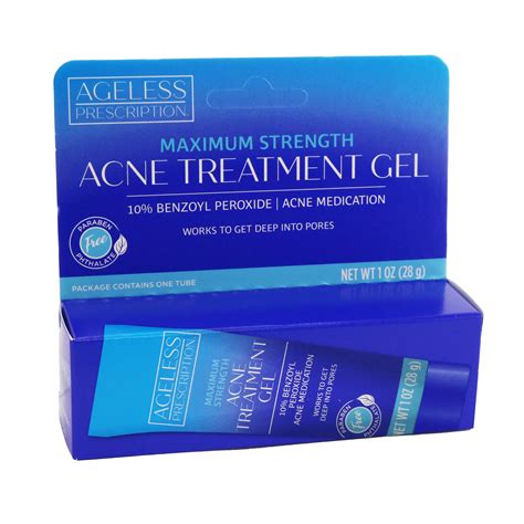 Ageless Prescription Maximum Strength Acne Treatment Gel - Shop Facial ...