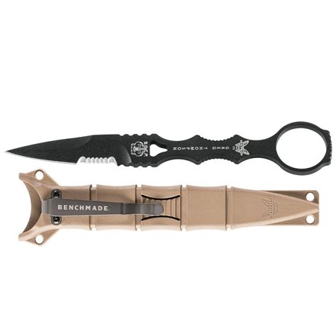 Benchmade SOCP Skeletonized Drop-Point - Serrated, Coated Finish Knives | Tactical gear, Fixed ...