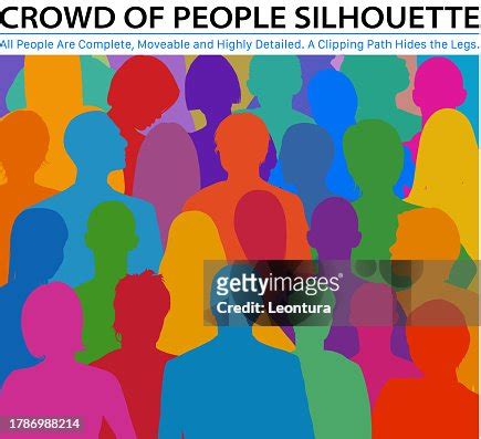 Crowd Of People Silhouette High-Res Vector Graphic - Getty Images