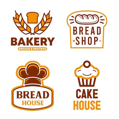 Premium Vector | Set of bakery logo design