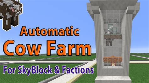 Minecraft Cow Farm Schematic