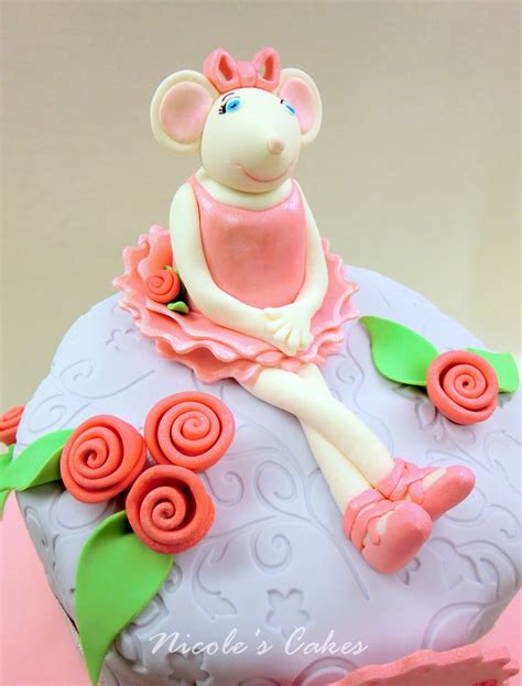 Confections, Cakes & Creations!: Angelina Ballerina... 1st Birthday Cake.