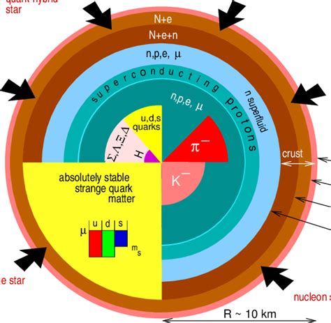 5: Inner structure of a neutron star for different models of the EoS.... | Download Scientific ...