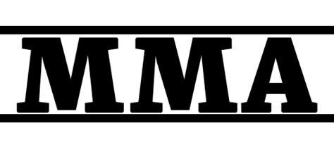 MMA logo PNG transparent image download, size: 512x230px