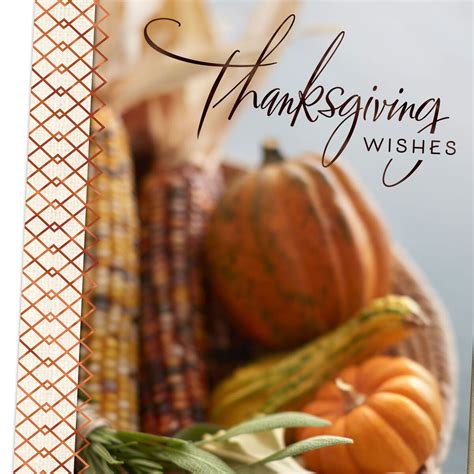 Simple and Sweet Blessings Thanksgiving Card - Greeting Cards - Hallmark