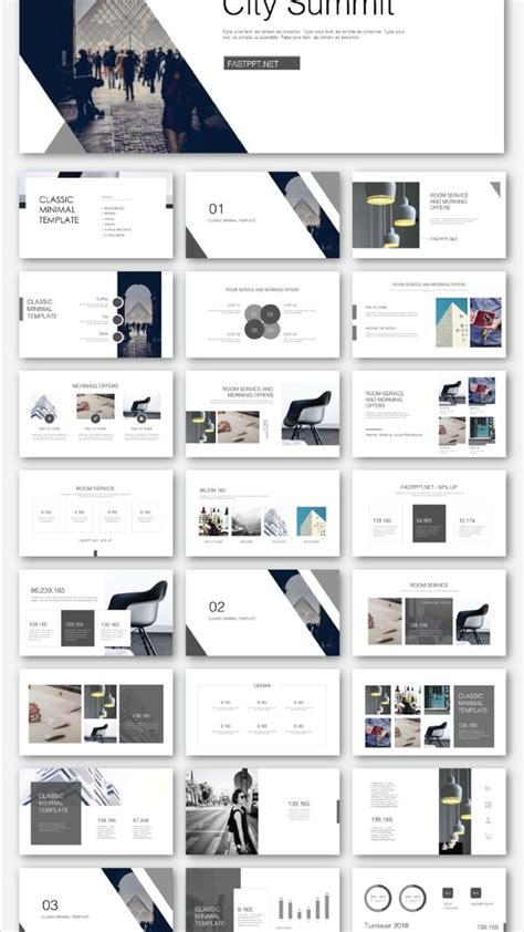 Black White Business Presentation Template | Powerpoint presentation design, Business plan ...