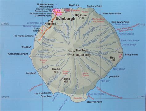 Tristan da Cunha Map