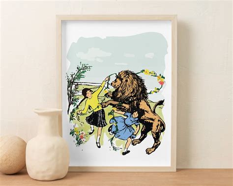 Chronicles of Narnia Illustration Print , Bookish Art , Narnia Wall ...