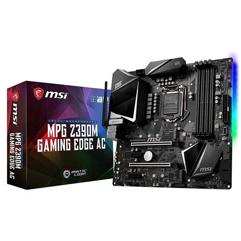 MSI MPG Z390M Gaming EDGE AC LGA1151 Intel 9th / 8th Gen DDR4 Intel ...