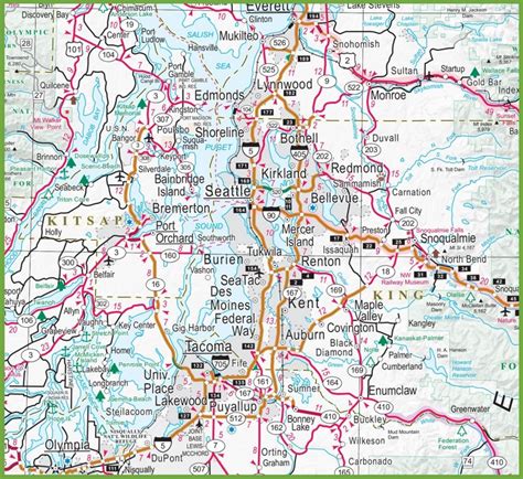 Seattle area map