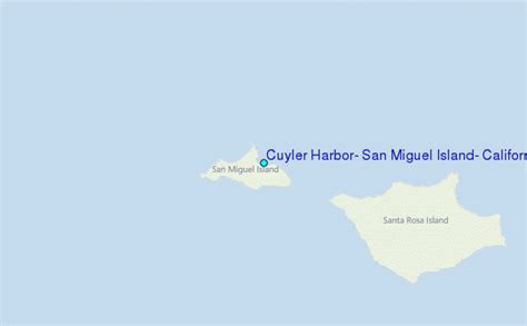 San Miguel Island Map - ToursMaps.com