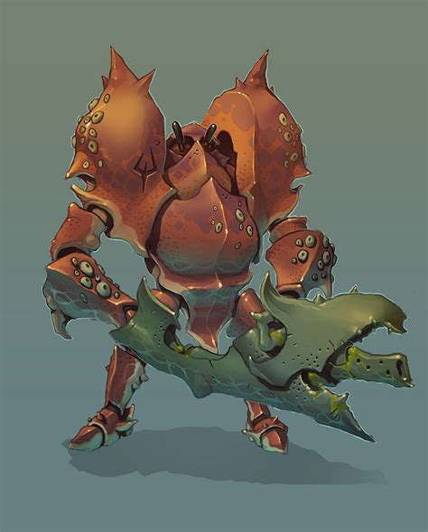 Crab person, Torsten Gunst on ArtStation at https://www.artstation.com/artwork/lvzd5 | Character ...