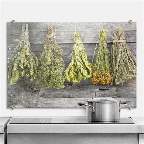 Dried Herbs - Kitchen Splashback | wall-art.com