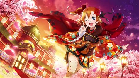 Kosaka Honoka Love Live! Live Wallpaper - WallpaperWaifu