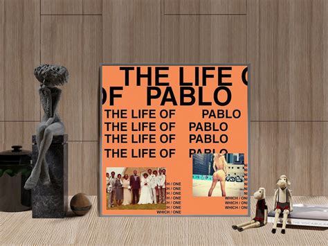 Kanye West The Life Of Pablo Album Cover Poster / Music Poster | Etsy