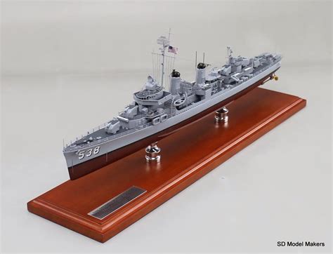 SD Model Makers: Recently Completed US Navy Fletcher Class Destroyer Model