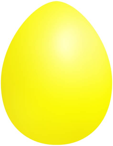 Yellow Easter Egg PNG Clip Art - Best WEB Clipart