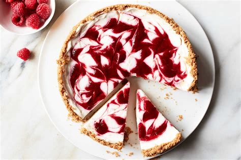 Raspberry Swirl No-Bake Cheesecake Recipe - NYT Cooking