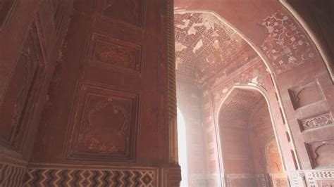 Taj Mahal Mosque Interior Archways 02 Agra Stock Footage SBV-334689989 - Storyblocks