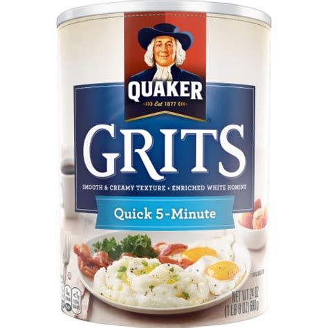 Quaker Quick 5-Minute White Hominy Grits, 24 oz - King Soopers