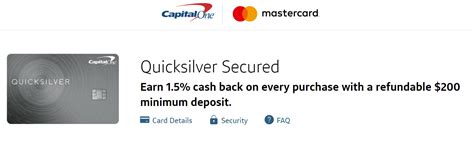 Capital One Launches Secured Quicksilver Card - Doctor Of Credit