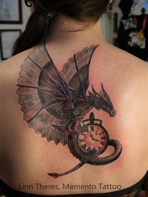 Steampunk dragon by Mythos-Tattoo on DeviantArt