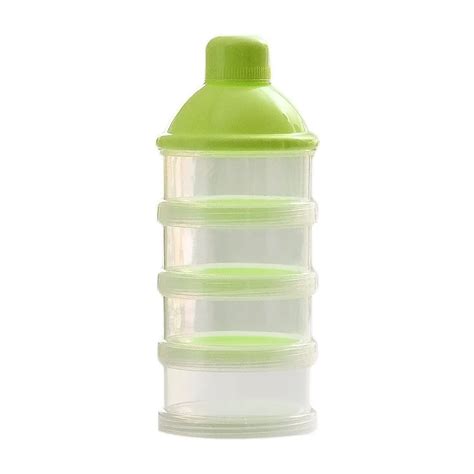 Portable Infant Milk Powder Container 4 Layers Moistureproof Baby Feeding Candy Storage ...