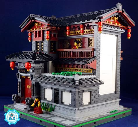 lego MOC Chinese Style - QingYinGe | Lego ninjago city, Lego house ...