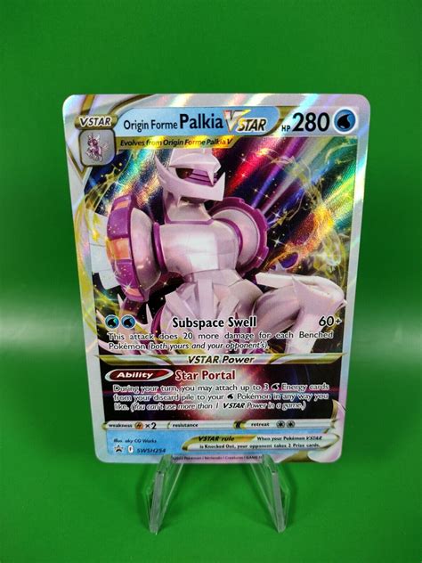 Mavin | Origin Forme Palkia VSTAR SWSH254 FULL ART PROMO HOLO Pokemon Card