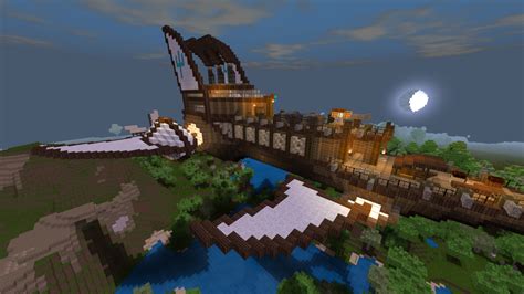 The Steampunk Airship Leviathan Minecraft Map