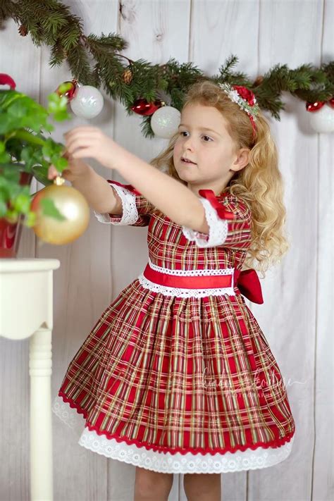 Adorable and festive holiday baby clothes | Kids christmas dress, Girls christmas dress pattern ...