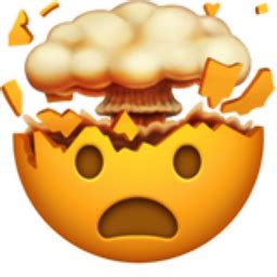 Exploding Head Emoji (U+1F92F)