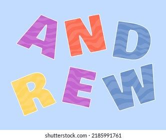 298 Name Andrew Images, Stock Photos & Vectors | Shutterstock