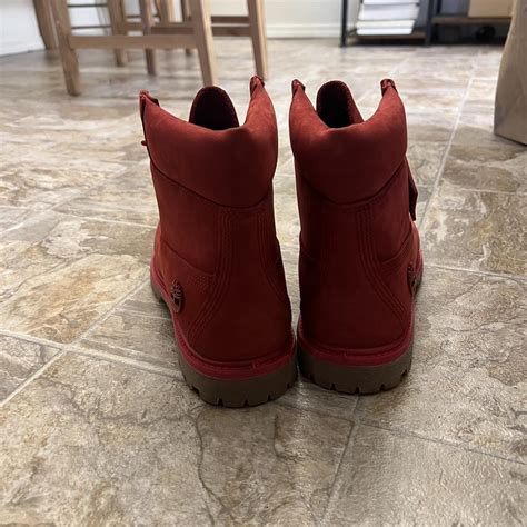 Red Timberlands - Depop