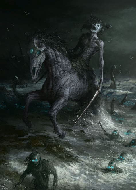 Nuckelavee, Artem Demura. Nuckelavee. illustration for Mythbook 2 | Dark fantasy art, Creature ...