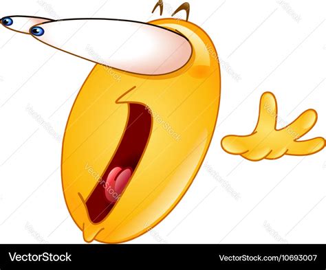 Eye popping emoticon Royalty Free Vector Image