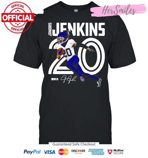 Tennessee Titans Janoris Jenkins Inline Signature Shirt - Hersmiles