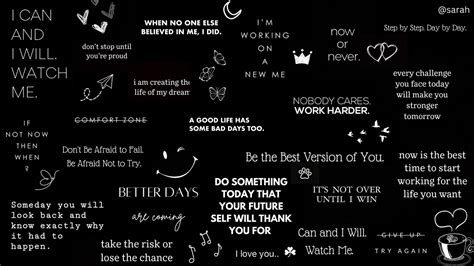 Motivational black aesthetic wallpaper in 2024 | Laptop wallpaper quotes, Quote aesthetic ...