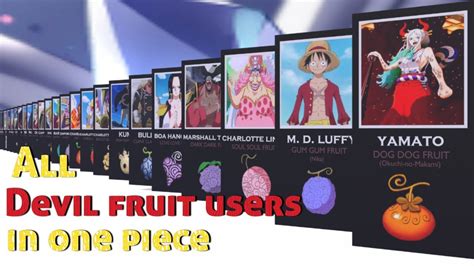 Top Devil Fruit in One Piece || All Shown Devil Fruits Users|| Updated 2022 - YouTube