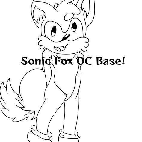 ((COMMISSION)) Sonic Fox OC Base! by Furry-Commissioner on DeviantArt