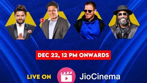 IPL 2023 auction: Jio Cinema to stream event live including expert ...