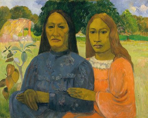 Paul Gauguin: Two Women, 1902 | Gauguin, Peinture pop art, Paul gauguin