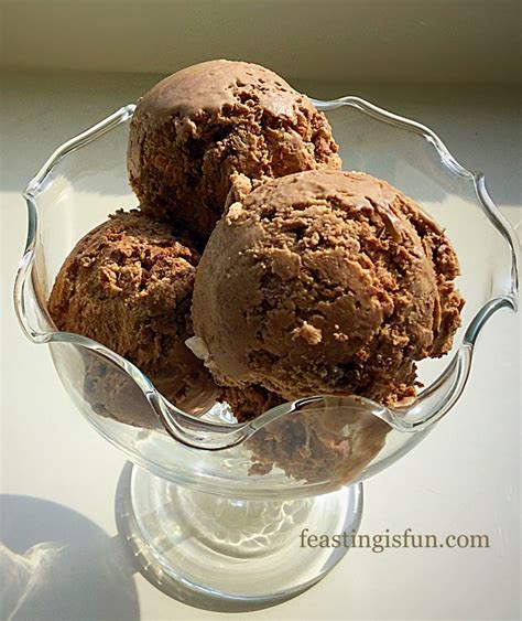 Chocolate Orange Ice Cream - Feasting Is Fun