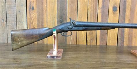 Antique Black Powder Double Barrel Shotgun