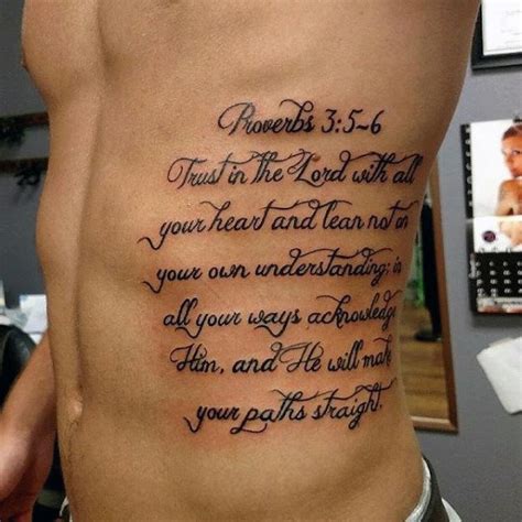 The 60 Best Bible Verse Tattoos For Men - Tattoos Book - 65.000 Tattoos ...