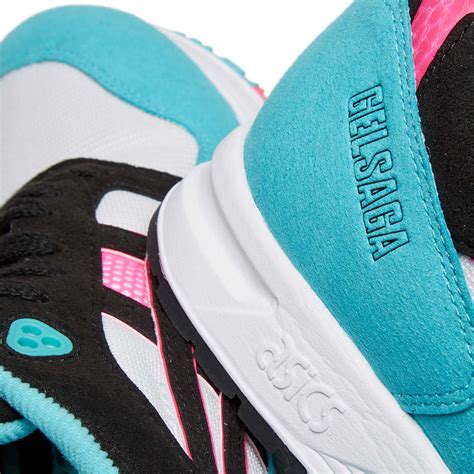 Asics Gel Saga White, Black & Teal | END. (AU)