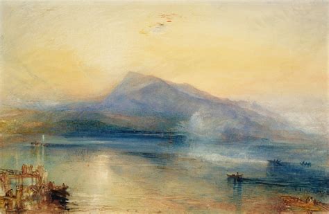 The Dark Rigi: the Lake of Lucerne, Showing the Rigi at Sinrise - Dickinson